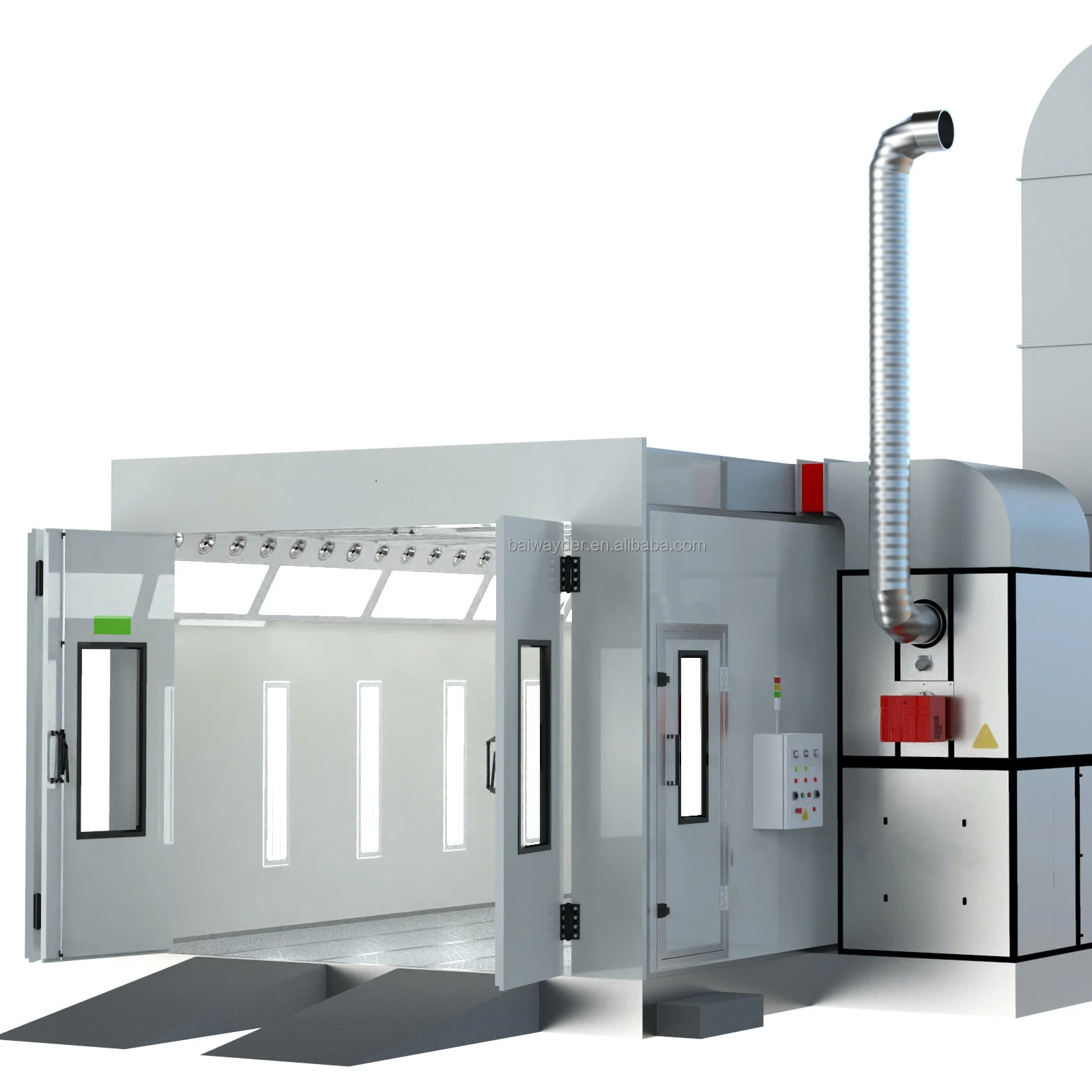 Shortwave Infrared Lamp or  Diesel Heating Portable Car Paint Spray Booth for Furniture booth