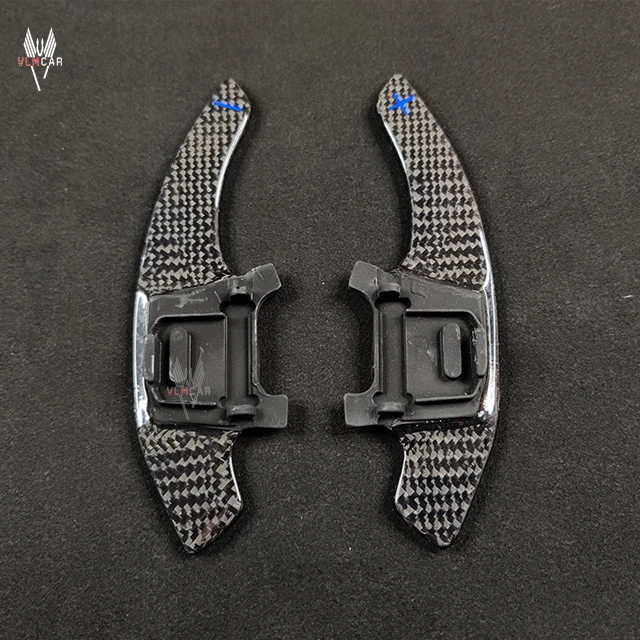 Carbon Fiber DSG Steering Wheel Paddle Extension Shifter Switch Shift for VW Golf GTI R Scirocco R20 R36 CC