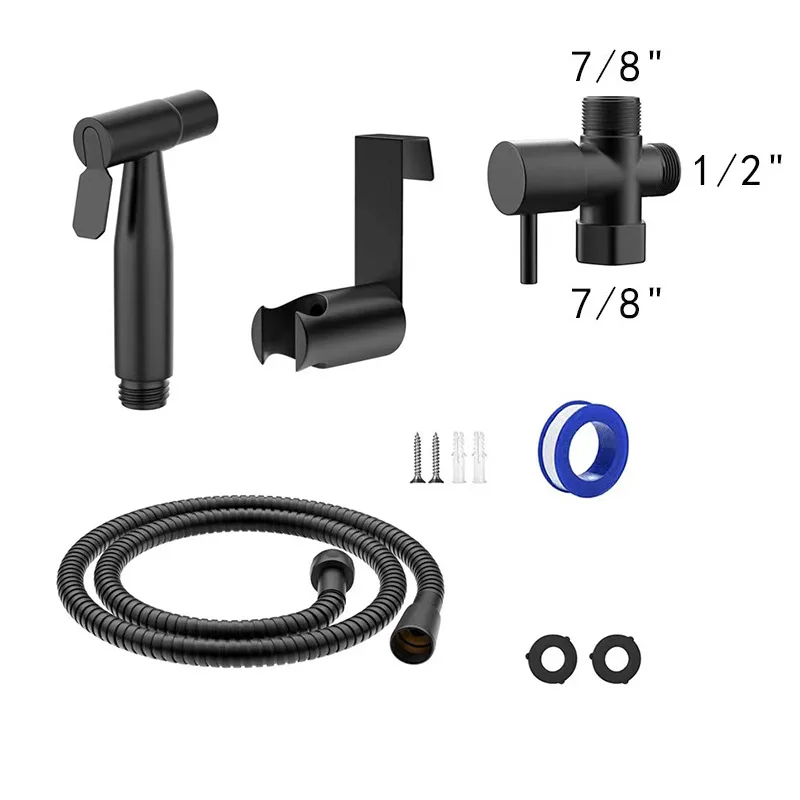 Factory Wholesale Head Stainless Steel Spray Women For Toilet Bidet Sprayer Portable Shattaf