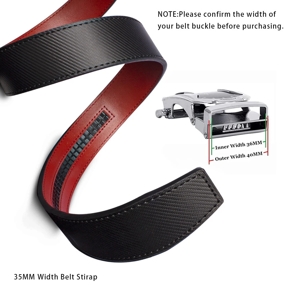 2024 Wholesale Genuine Leather Belt Luxury Business Men Black Adjustable Casual Automatic Buckle Belts