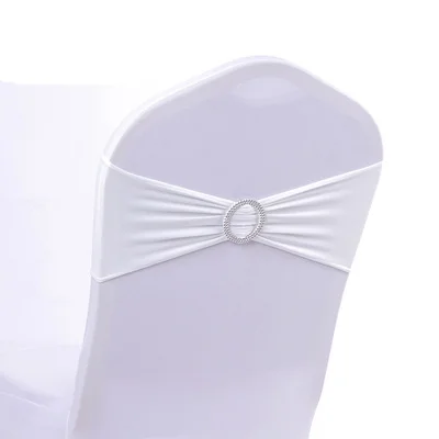 Hot Sale Banquet Wedding Elastic Spandex Chair Band Decor for Chair