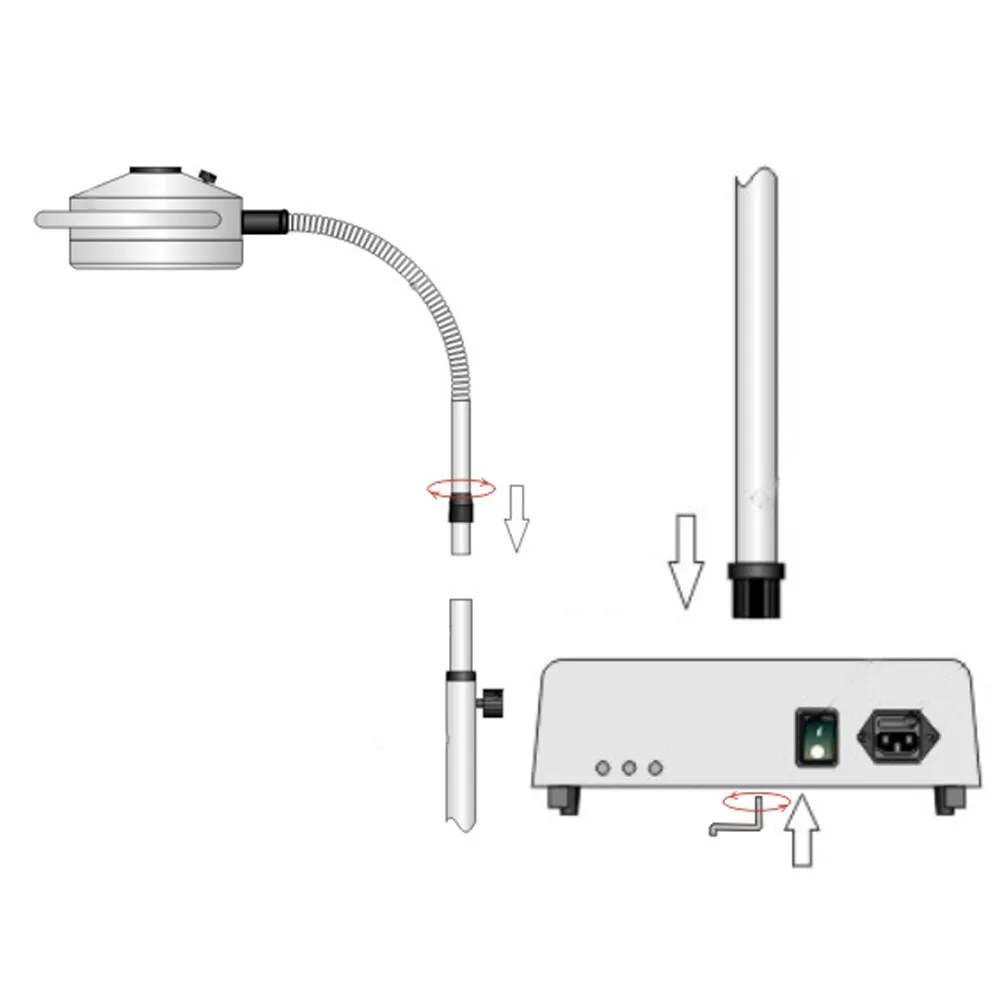 Hospital Clinic Adjustable Portable Floor Stand Examination Led Veterinary Operation light Mobile Vet Lamps