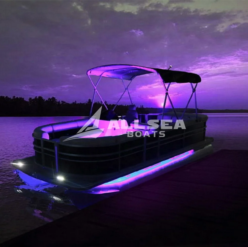 Allsea pontoon 7.6m 25ft  Luxury Recreational relaxing family party time Floating Aluminum Pontoon Boats