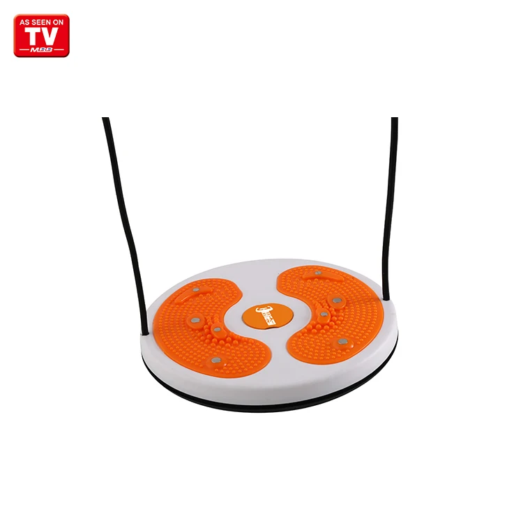 AS SEEN ON TV Новый оранжевый Фитнес Здоровый Массаж и скручивания талии диск, фитнес-оборудование онлайн