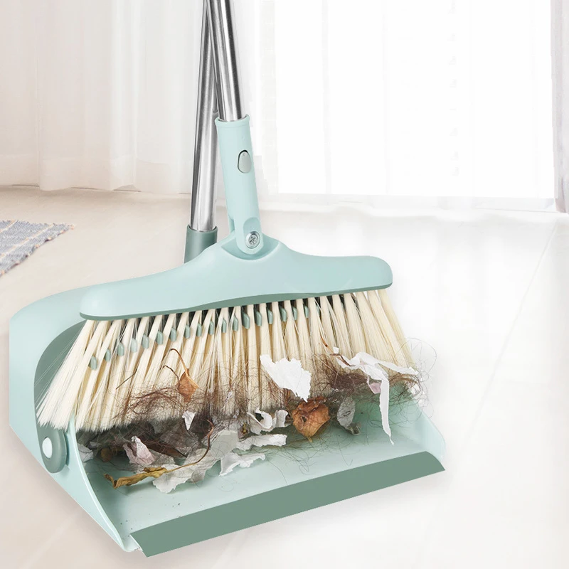 With Comb Teeth Broom and Dustpan Set Wholesale Broom and Dustpan