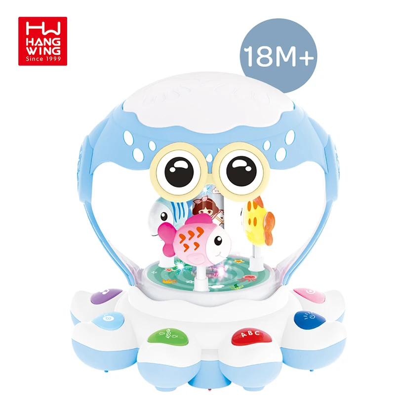 HW игрушки dream ocean music world Детская электрическая Музыкальная шкатулка-Осьминог для детей