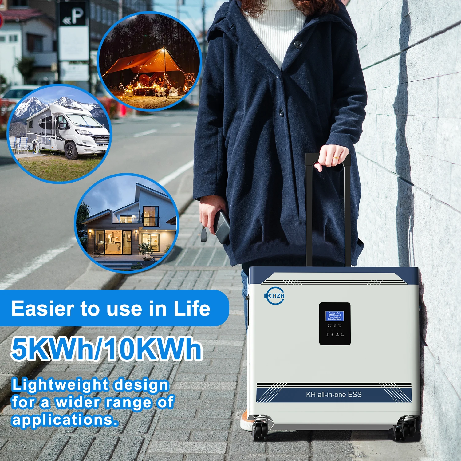 Best Selling All in One Inverter Battery 51.2V 48V 5Kwh 100Ah 200Ah 300Ah Lifepo4 Home Energy Storage Lithium Ion Battery