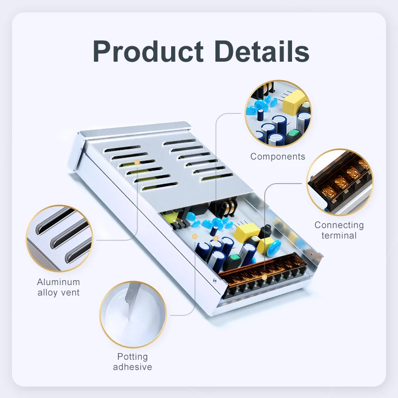 Hyrite фабричное хорошее price350w 12v 14.6A AC DC адаптер питания светодиодное блоки питания 24V непромокаемые 400w Открытый импульсный источник питания светодиодного табло