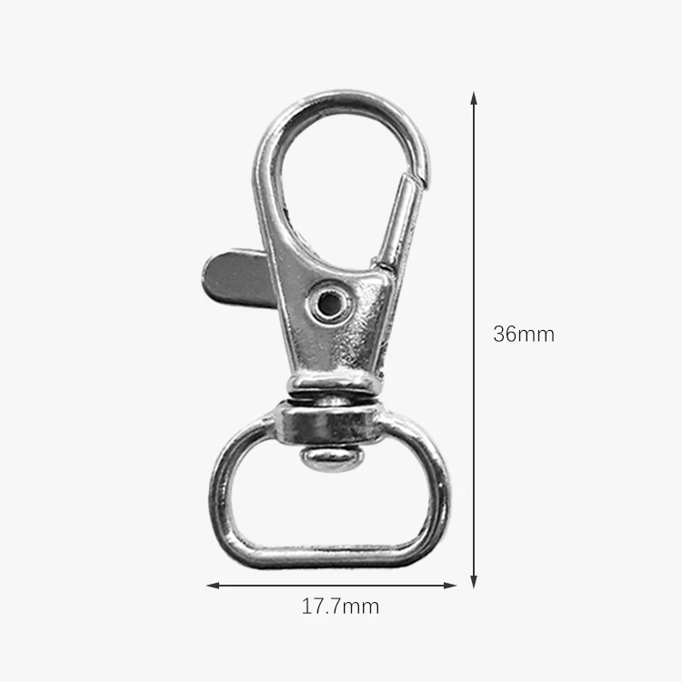 spring metal buckle snap hook Trigger clips buckles for leather strap/ belt keychain webbing pet leash hooks