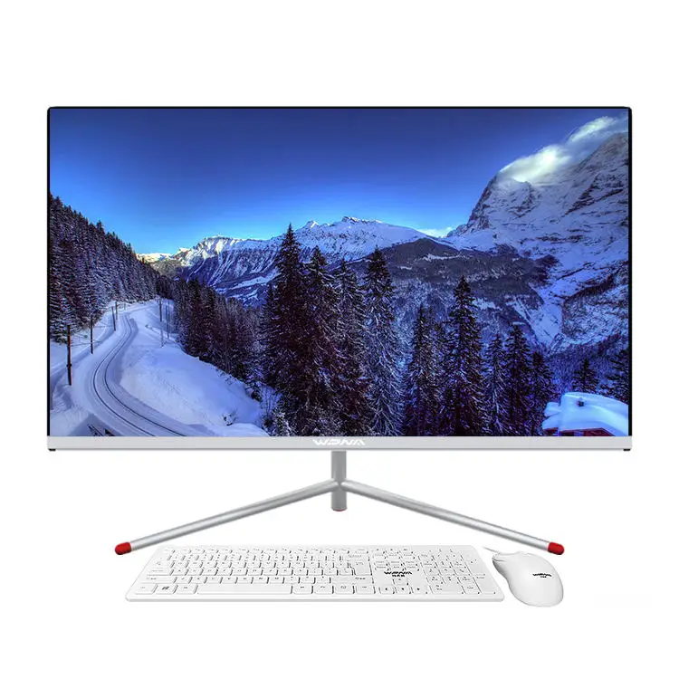 23.6inch High Quality I3 I5 I7 Built-in Battery Desktop Computer All In One Pc With Factory Price