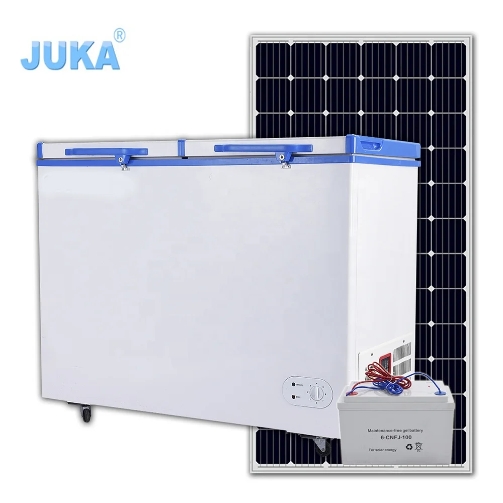 268L12V DC CKD freezer  compact hot sales portable propane solar deep chest freezers