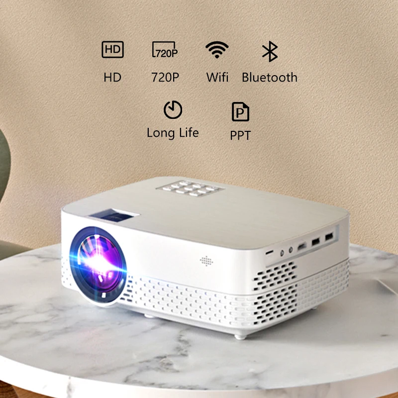 Умный мини-проектор XIDU P3 7500 лм OEM ODM заводской портативный домашний видеопроектор 1080p Full HD LCD