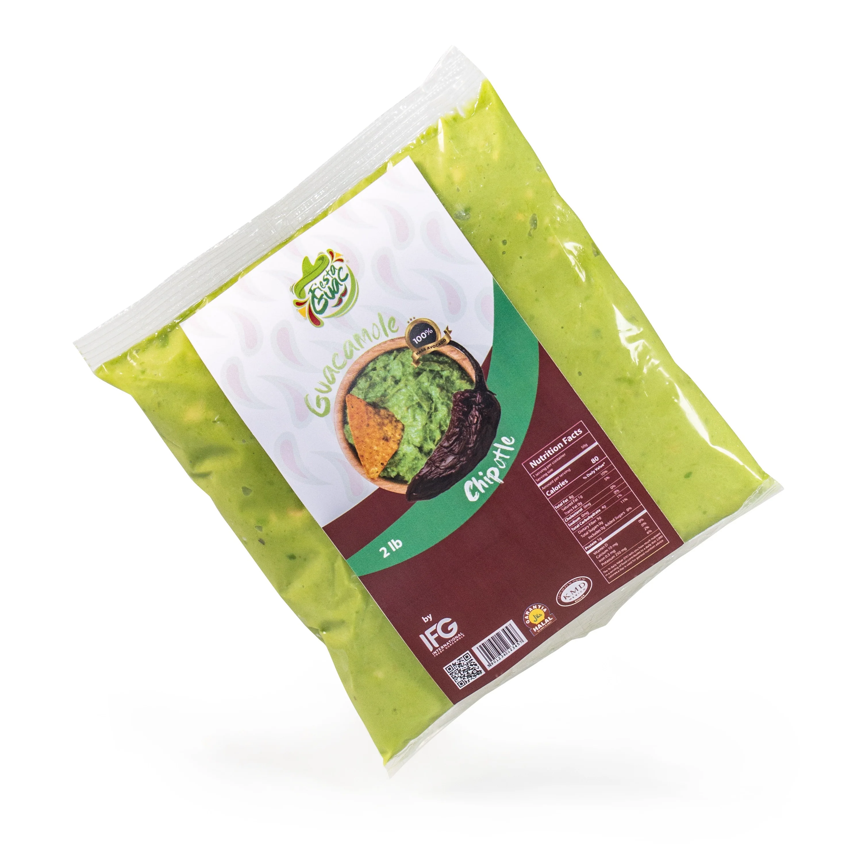 Mexico Thick Fresh Frozen Guacamole Guacamole Sauce Avocado Suppliers with A Hint of Chipotle Chilly