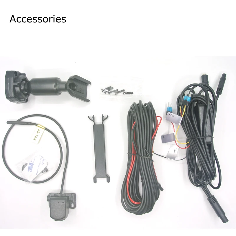 Zimtop 10inch  dash cam  mstar8339 1080+1080P loop records special bracket holder driving recorder