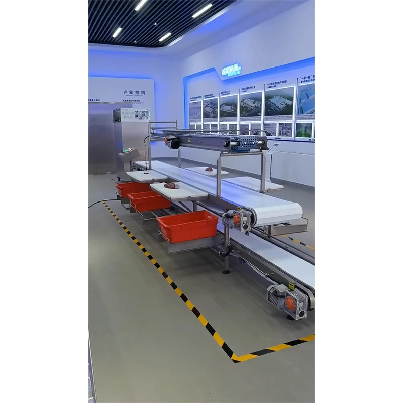 Intelligent automatic sheep deboning production line meat processing and conveying equipment