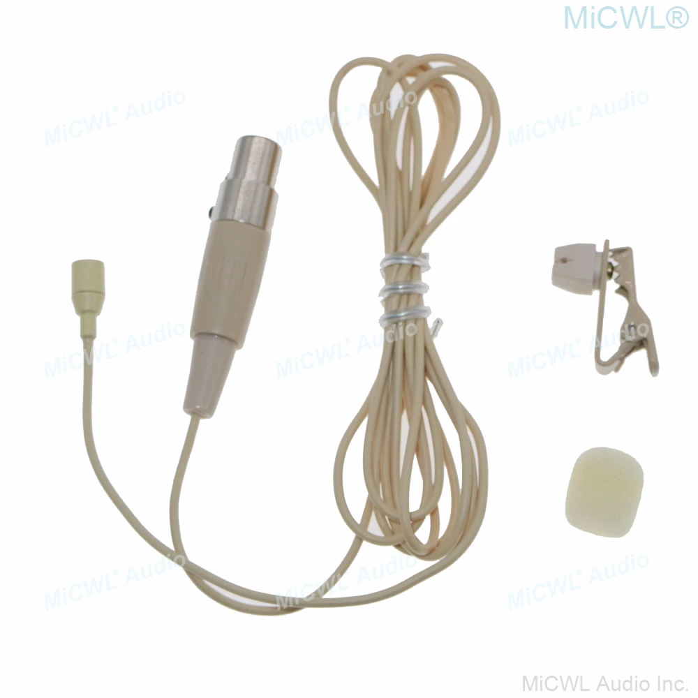Мини петличный микрофон с зажимом для записи Sennheise Shur TA4F AKG 3Pin Audio-Technica MiPro 3 5 мм разъем Беспроводная система