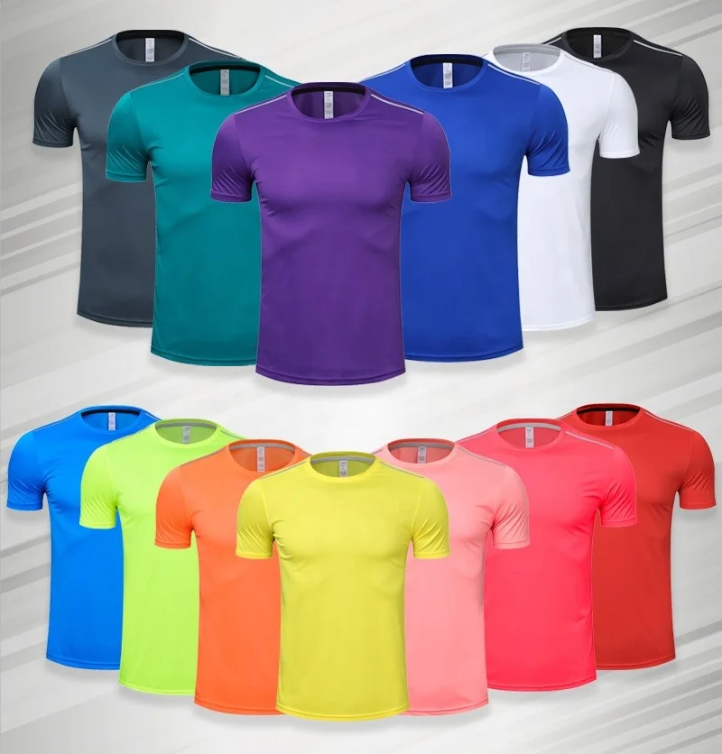 13 Colors Option Mens Short Sleeve Sports T Shirt Moisture Wicking Active Athletic Unisex Performance Gym Fitness Running Shirts