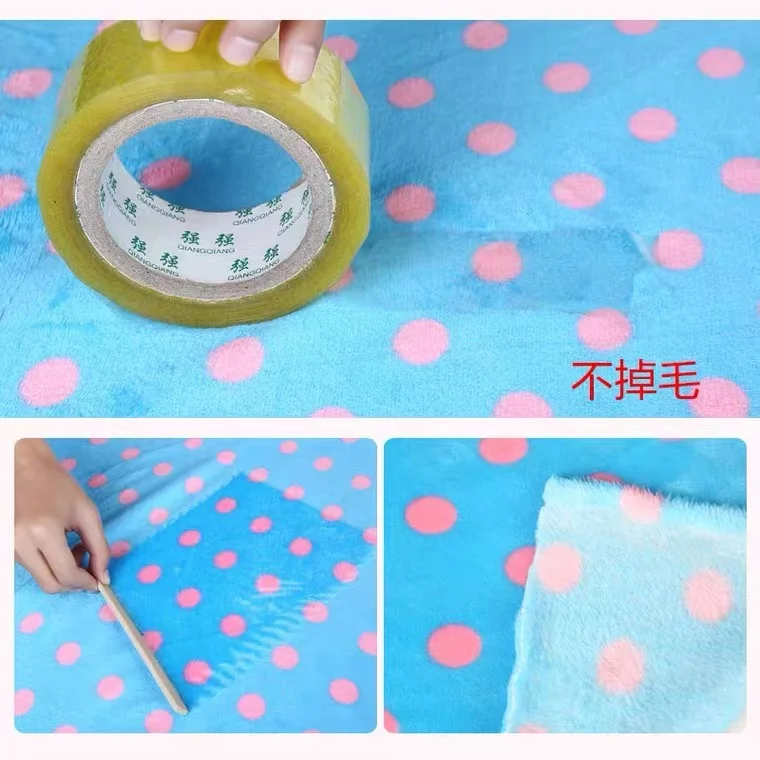 Double side flannel fabric 80 cotton 20 polyester Coral Fleece Corduroy cord fabric  fabric for Bedding