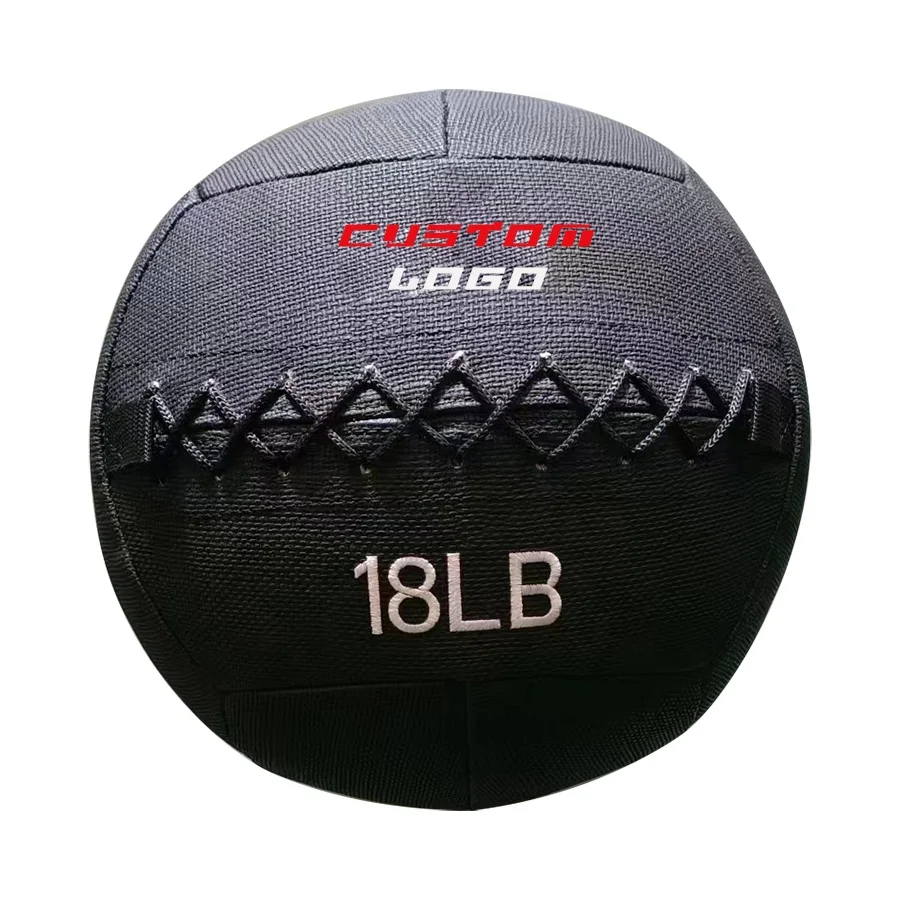 Gym Fitness Weightlifting High Density Anti Slip PVC Soft Wall Medicine Ball for Strength Training