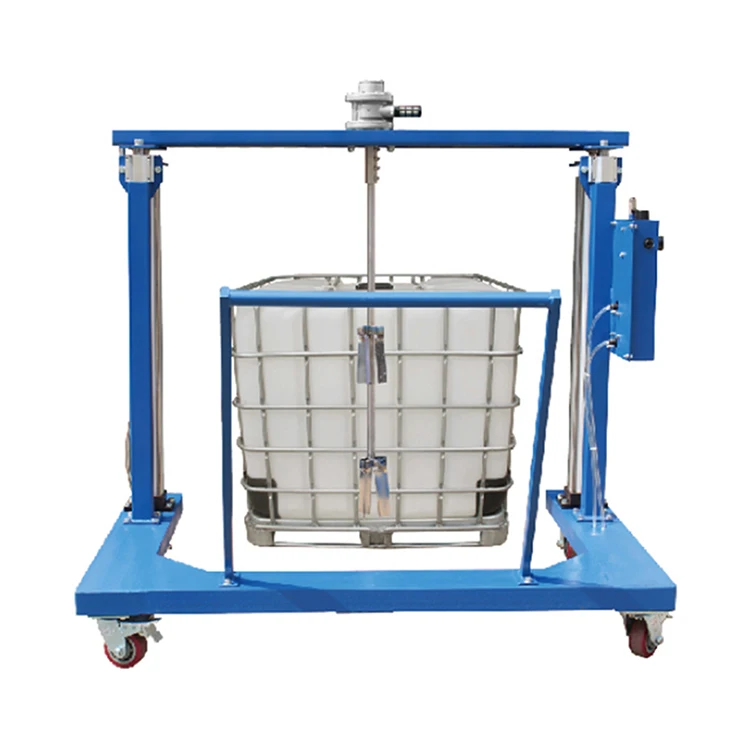 Air Mixer with Trolley for 1000L IBC Tank Pneumatic Agitator  Pneumatic Mixer  Air Stirrer with Cart