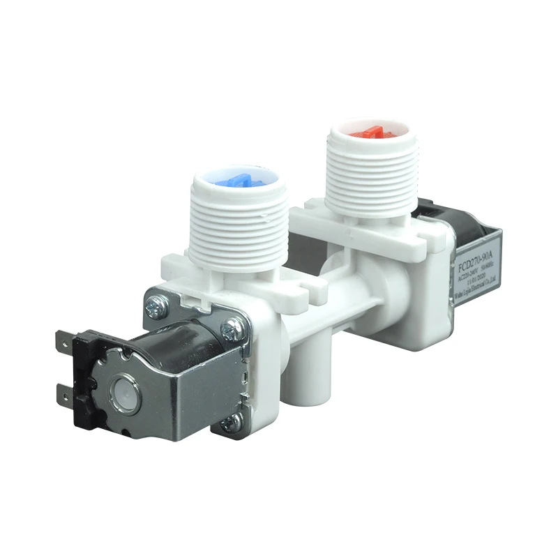 Hot and Cold Double Way Water Solenoid Valve Water Single  Inlet Valve for Water Purifier / D/W Water purifier Spare parts