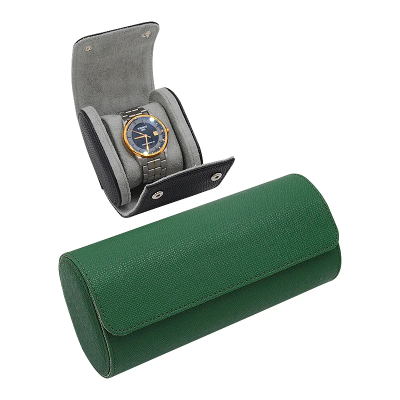 High End Yellow Single Watch Case Roll Luxury Travel Watch Gift Box