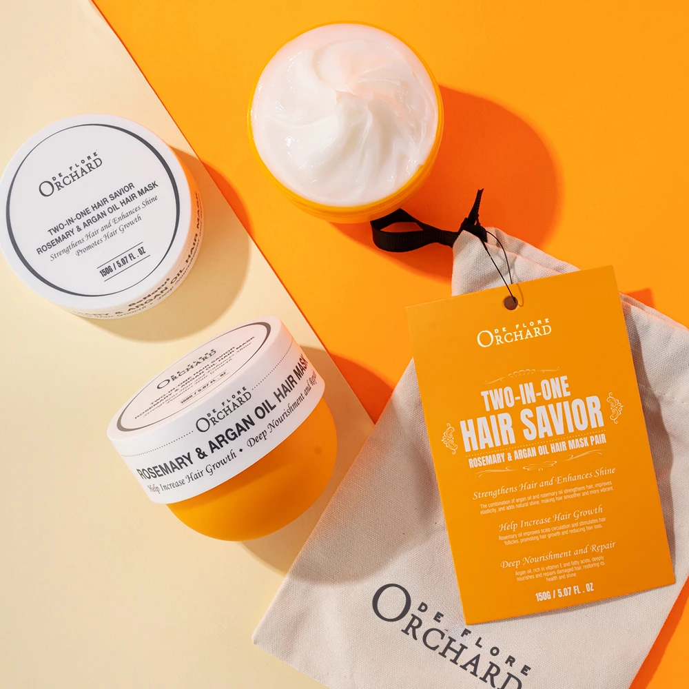 New Arrival Best Hair Mask Deep Nourishment And  Enhances Shine Rosemary & Argan Oil Hair Mask For Dry Hair