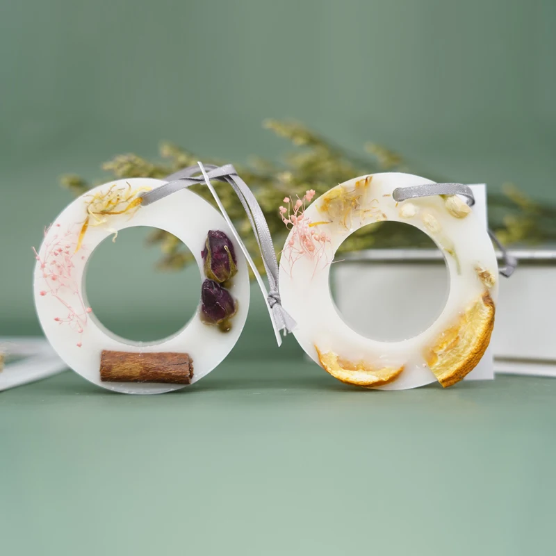 Decorative Luxury Gifts Dried Flower Wardrobe Handmade Fragrance Scented Wax Tablet