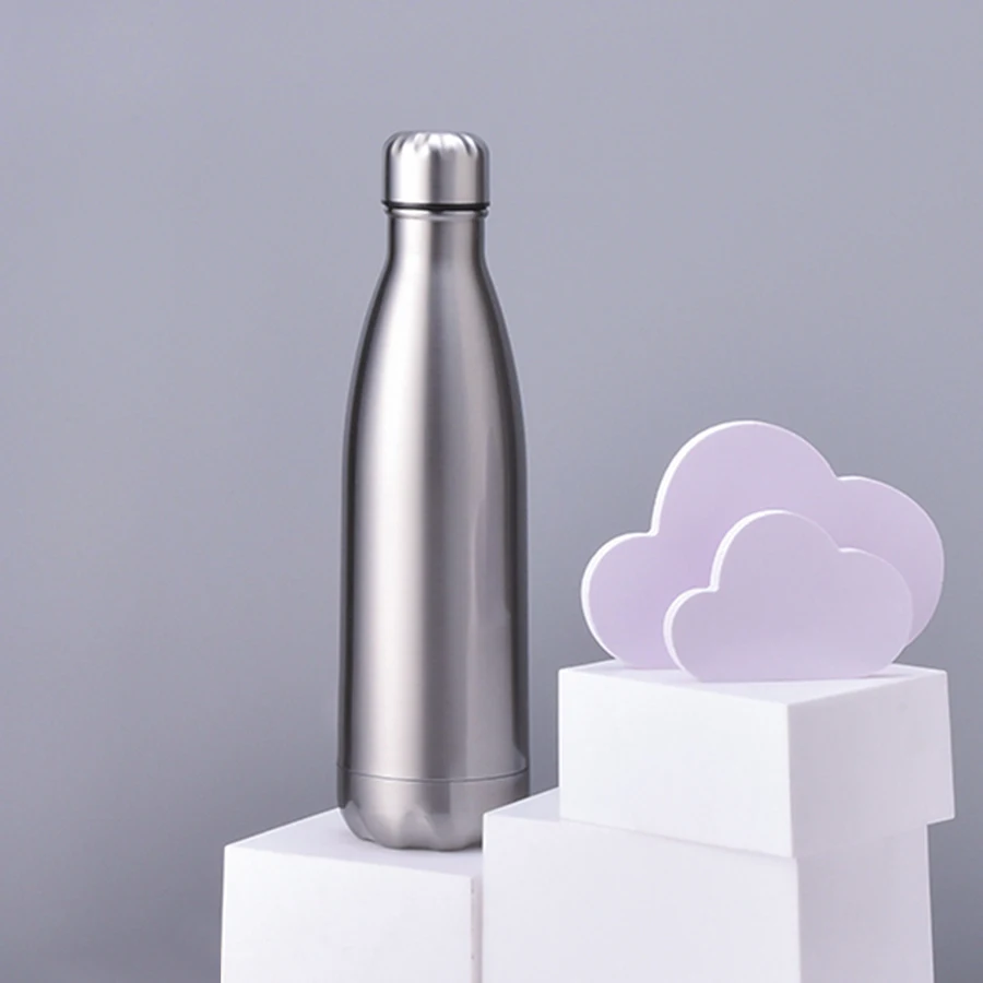 Travel Double Walled Vacuum Insulated Water Bottle Leak-proof Shape Stainless Steel Water Bottle