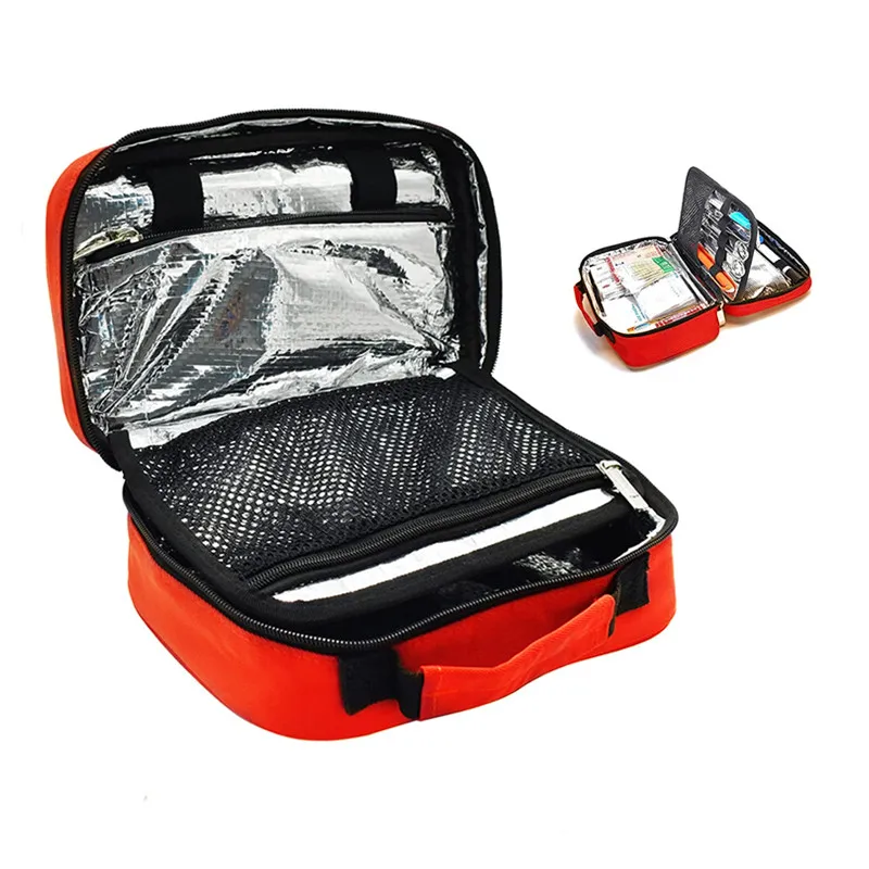 Portable Medicine Travel Bag Waterproof Diabetes Organizer Medication Insulated Pill Cooling Bags