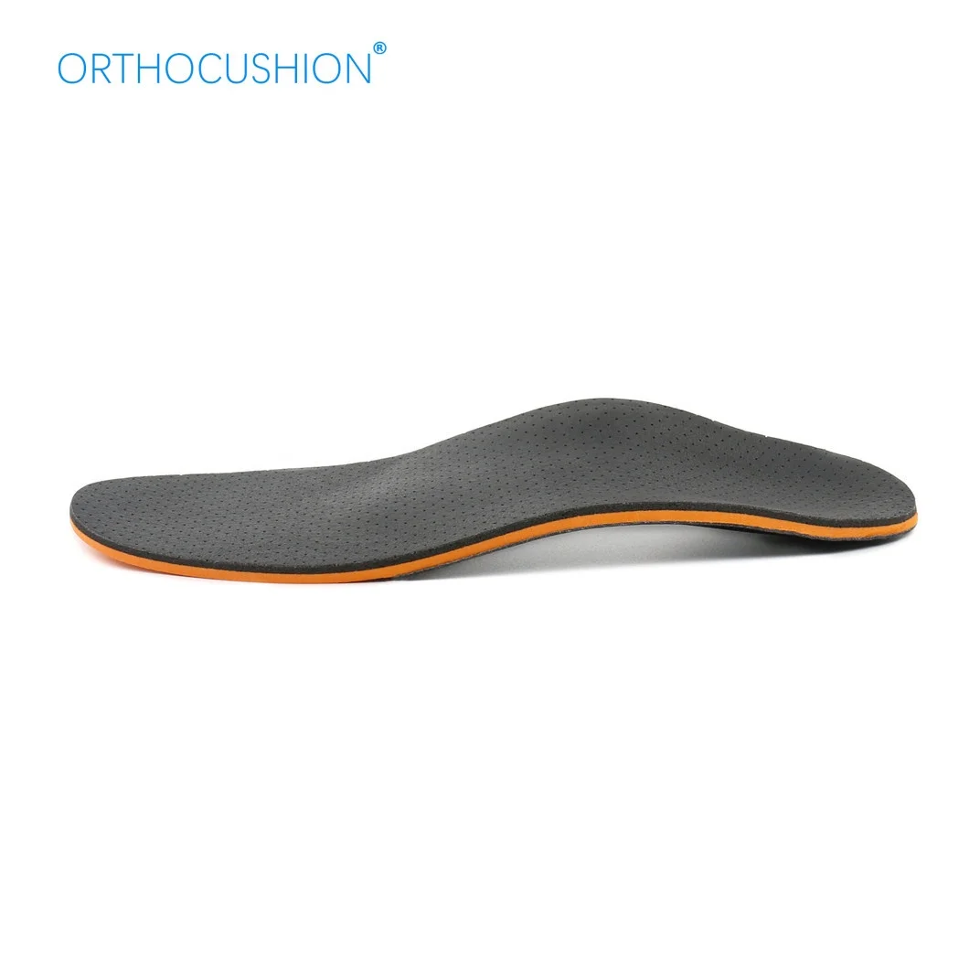 P21M Carbon fiber PU insole heat moldable flat feet orthopedic arch support custom insole orthotics