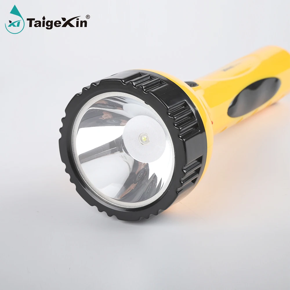 New arrival LED rechargeable flashlight big sourcing lamp indoor super bright led torch outdoor patrol flash lights