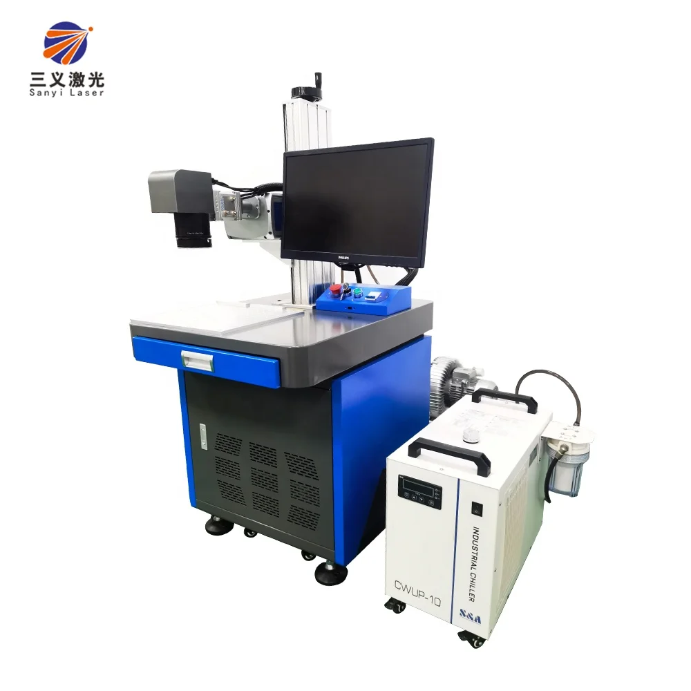 Sanyi Top Manufacturer 1600W Deep Marking Automatic Machining Diamond Engraver Metal Fiber Laser Engraving Machine