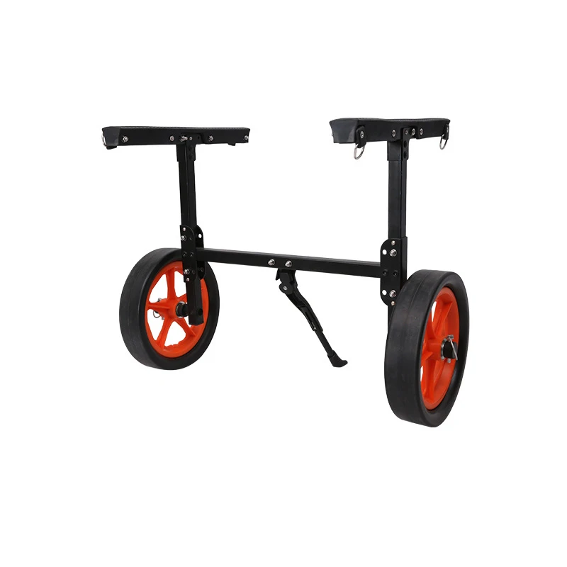 Kayak Cart Dolly Wheels Trolley Kayaking Accessories Transport Canoe Fishing Jon Boat Carrier