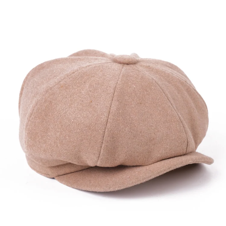 Custom Design Men Beret Newsboy Hat Vintage Tweed Peaky Blinders Berets Baker boy hats caps