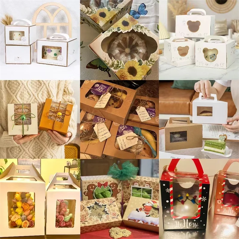 Brand New Product Candy Boxes Paper Foldable Square Handmade Soap Packaging Bow Ribbon Gift Box