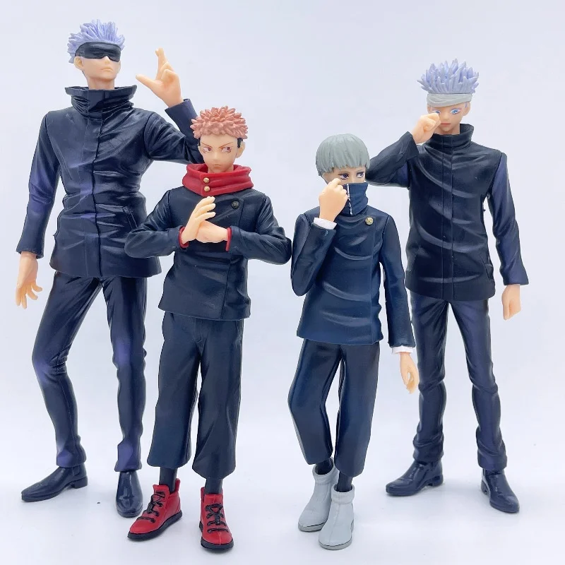 Фигурка из ПВХ фигурка аниме Jujutsu Kaisen Itadori Yuji Satoru Gojo Коллекционная модель игрушка 10 ~ 20 см