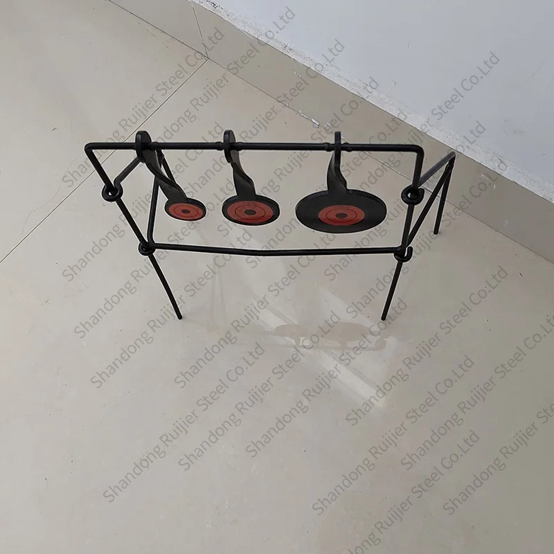 Outdoor Strike Metal Triple Spinning Particle Target Shooting Hunting Target Shooting Accessories