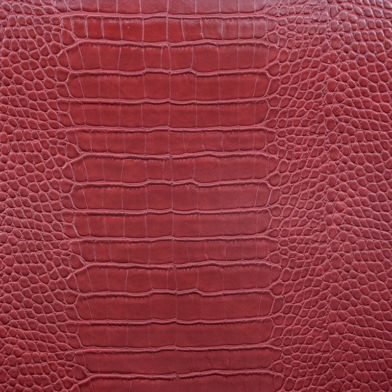 Synthetic pu leather materials for crocodile wallet