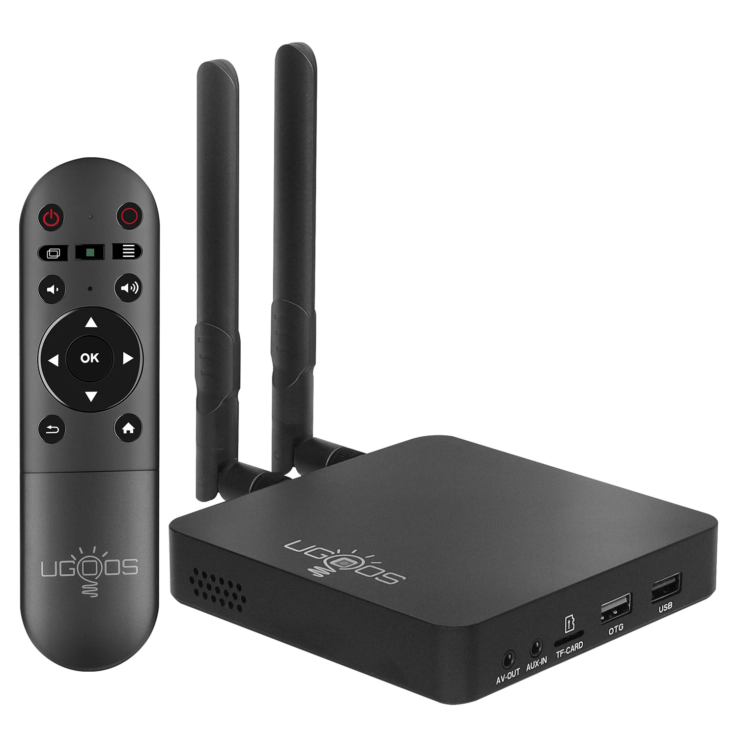 Amlogic S922X-J  UGOOS AM6B Plus Smart Android 9.0 TV Box DDR4 4GB RAM 32GB ROM 2.4G 5G WiFi 1000M LAN BT5.0 UHD 4K Media Player