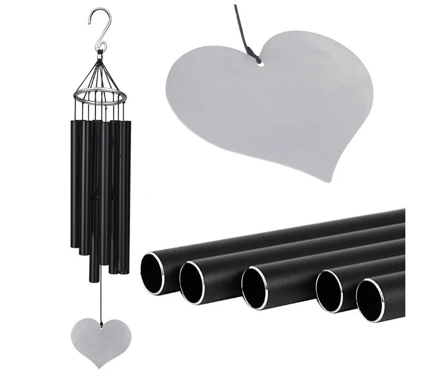 36Inch Large Wind Chimes Outdoor Large Deep Tone, Amazing Grace Tuned Relaxing Soothing Low Bass,Memorial Wind Chimes