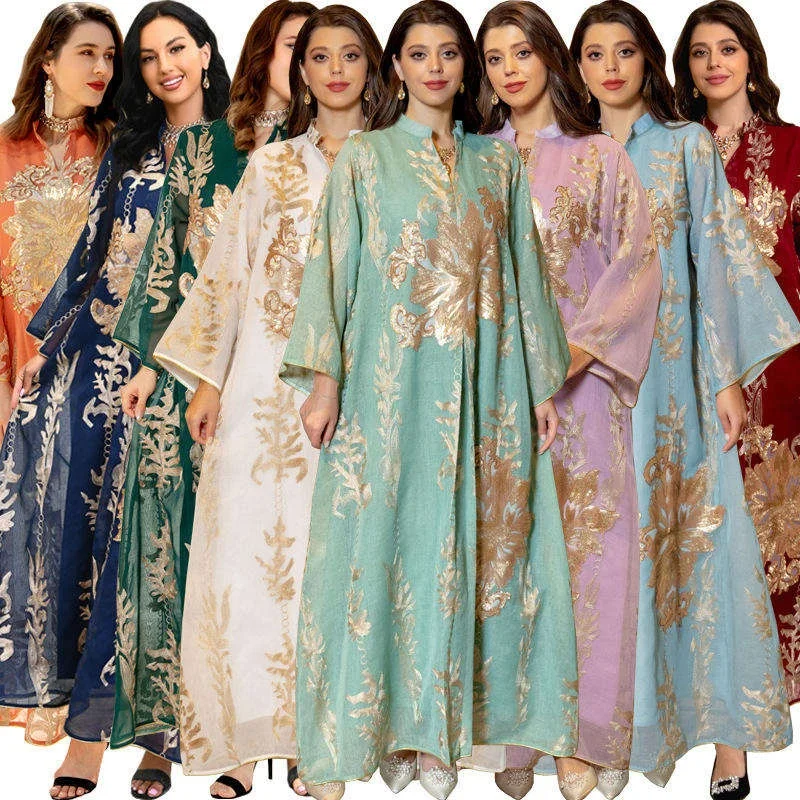 Новое вечернее платье abaya dubai monsoon Arabic юбка с принтом длинным рукавом марокканский кафтан мусульманское для выпускного вечера jalabiya женщин
