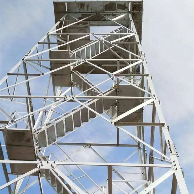 10-30m Hot dip galvanized pipe self-supporting angle steel Mountain Forest observation tower watch tower