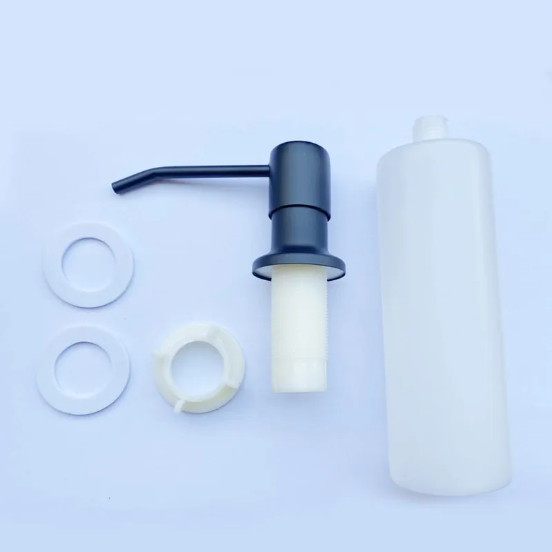 300ml Stainless Steel Kitchen Sink Liquid Soap Dispenser 304/Abs Plastic Hand Sanitizer Household Kitchen Soap Dispenser