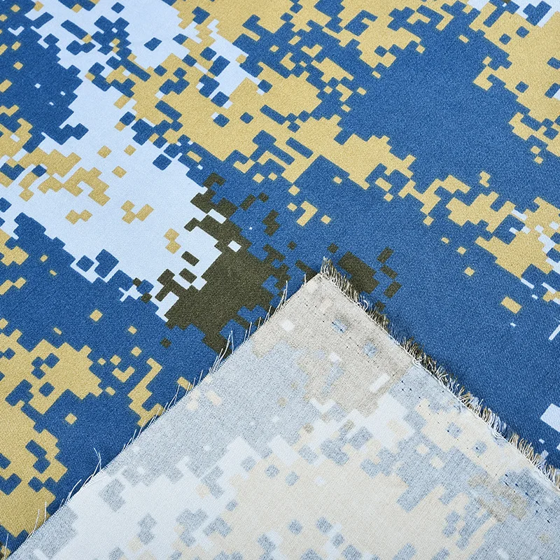 Army 80% cotton 20% polyester military camouflage fabric.