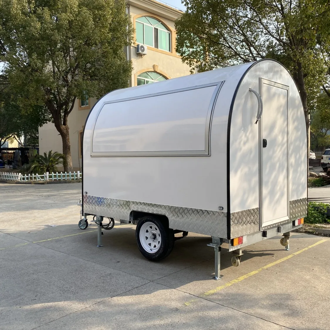 Certificate Hot Dog Snack Cart Food Kiosk Food Truck  Food Trailer Concession Van Customized