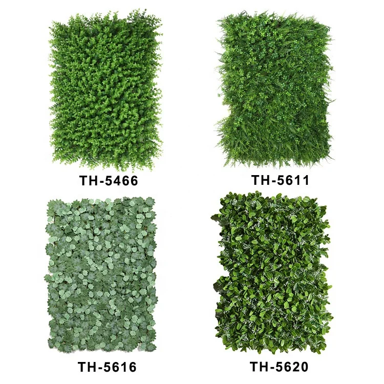 Artificial Boxwood Wall Hedge Garden Privacy Leaves Panels Green Grass Wall