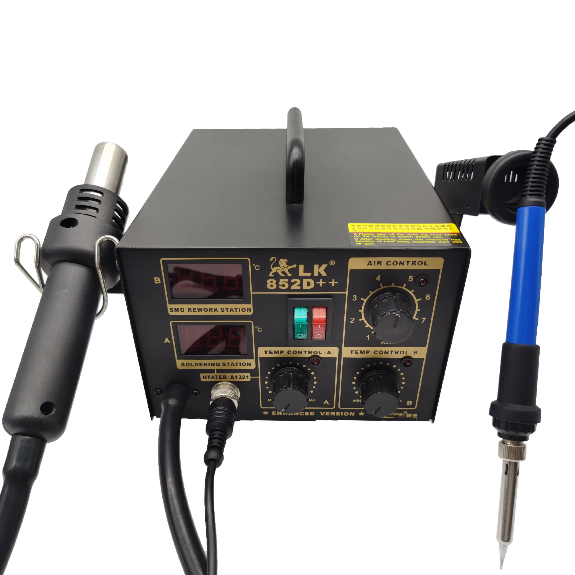 LK852D++ Dual digital display rework station soldering station