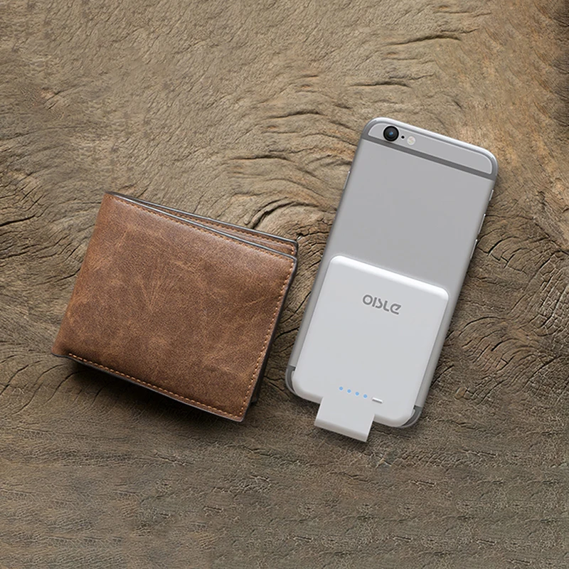 
OISLE 2800mAh Ultra Slim Lightweight Portable Power Bank Extended Battery Pack Power Cases for iPhone 5 5s 6 6s 7 