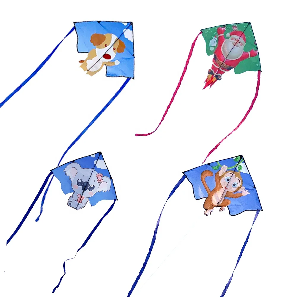 Новый китайский дизайн лидер продаж Дельта-мультяшный легкий Летающий воздушный змей для детей от фабрики воздушных змеев weifang